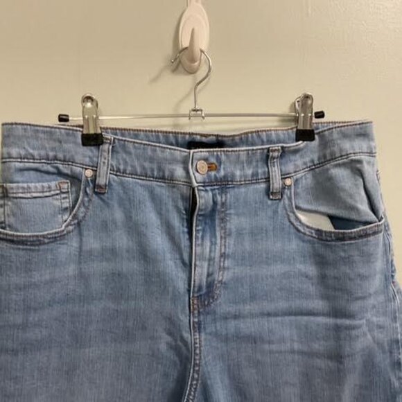 Talbots Wide Leg Crop Jeans 14p - Picture 1 of 3